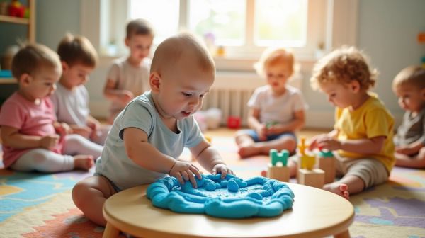 10 idées d'activités en crèche stimulantes pour les bébés